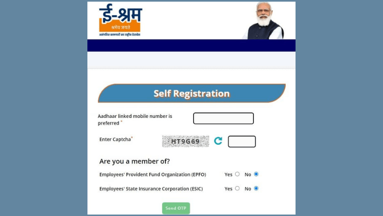 e shram self registration