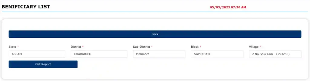 PM Kisan Beneficiary List Check
